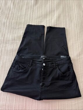 Kut From The Kloth Black High Rise Ankle Slim Straight Leg Jeans | Sz 20W